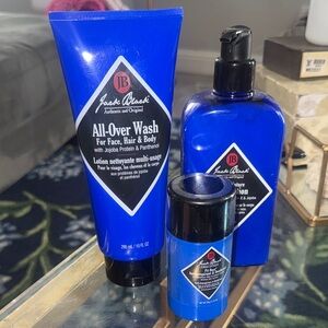 Jack Black Blue All-Over Wash & Grooming Set - Blue
